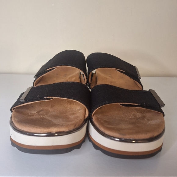 Vionic Phoenix Brandie Slide Black Linen Size 11 - Picture 4 of 14